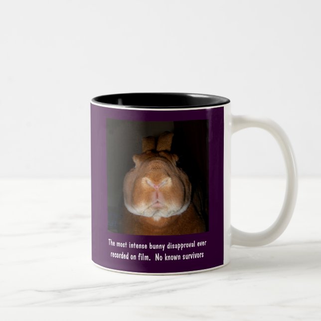 Disapproving Rabbits Mug 1 - Customized (Right)