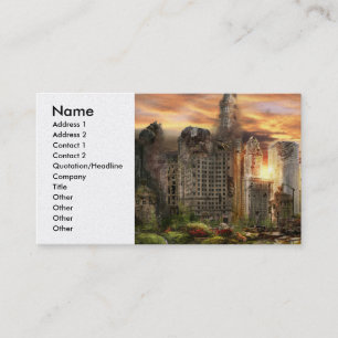 Disaster - Chicago, IL - Gotta walk the dog Business Card