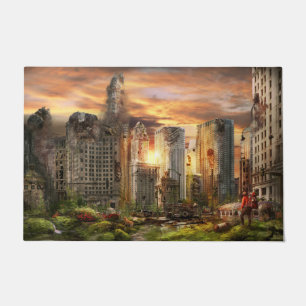 Disaster - Chicago, IL - Gotta walk the dog Doormat