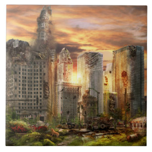 Disaster - Chicago, IL - Gotta walk the dog Tile