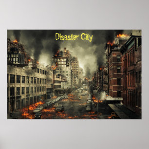 Disaster City Burning Poster