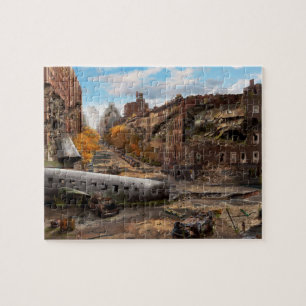 Disaster - New York, NY - No left turn on red Jigsaw Puzzle