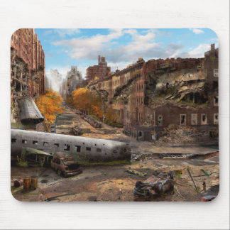 Disaster - New York, NY - No left turn on red Mouse Pad