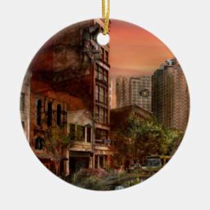 Disaster - Pittsburgh, PA - The Y2K Bug Ceramic Ornament