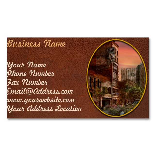 Disaster - Pittsburgh, PA - The Y2K Bug Magnetic Business Card (Front)