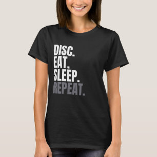 Disc Eat Sleep Repeat Shirt For Men, Disc Golf, Di