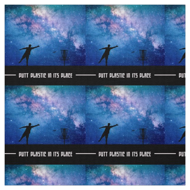 Disc Gold Stars Fabric (Swatch)