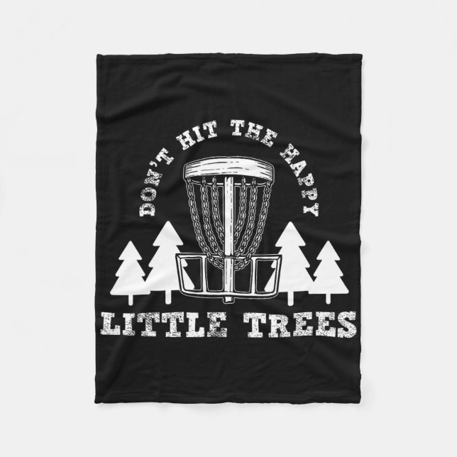 Disc Golf _10  Fleece Blanket (Front)