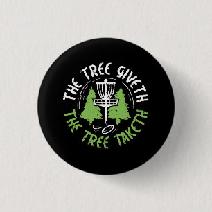 Disc Golf 1 Inch Round Button