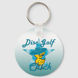 Disc Golf #7 Keychain