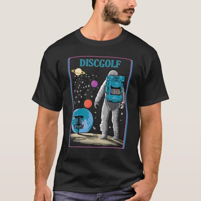 Disc golf Astronaut - Disc Golf T-Shirt (Front)