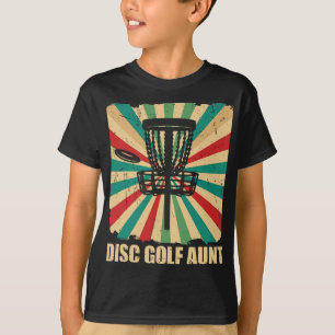 Disc Golf Aunt Proud Auntie Of A Disc Golf Player  T-Shirt