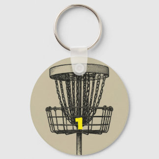 disc golf bag tag keychain