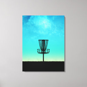 Disc Golf Basket Canvas Print