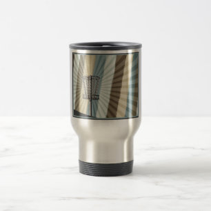 Disc Golf Basket Graphic Travel Mug