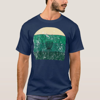 Disc Golf Basket Retro T-Shirt