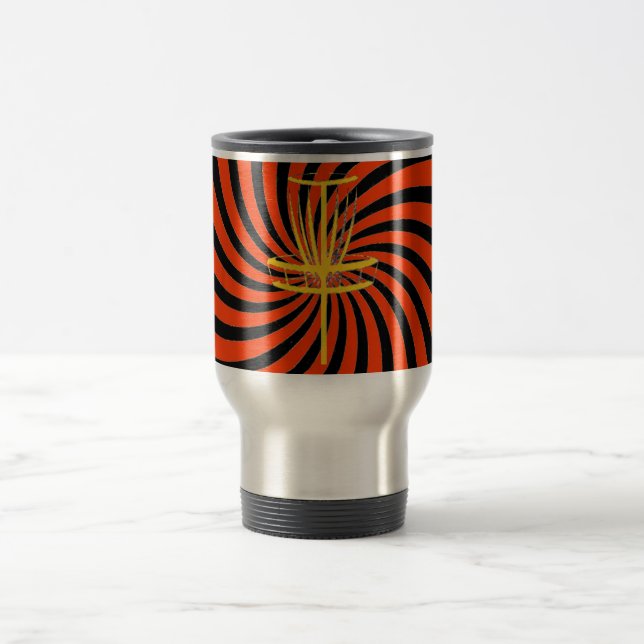 DISC GOLF BASKET TRAVEL MUG (Center)
