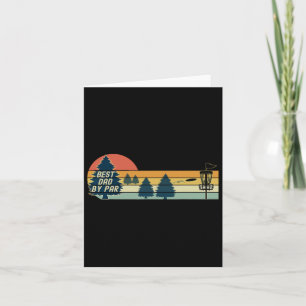 Disc Golf - Best Dad By Par - Father's Day Disc Go Card