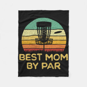 Disc Golf Best Mom  Fleece Blanket