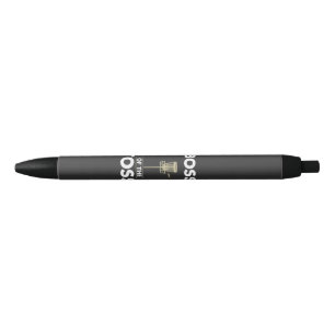 Disc Golf - Boss of the Toss Black Ink Pen