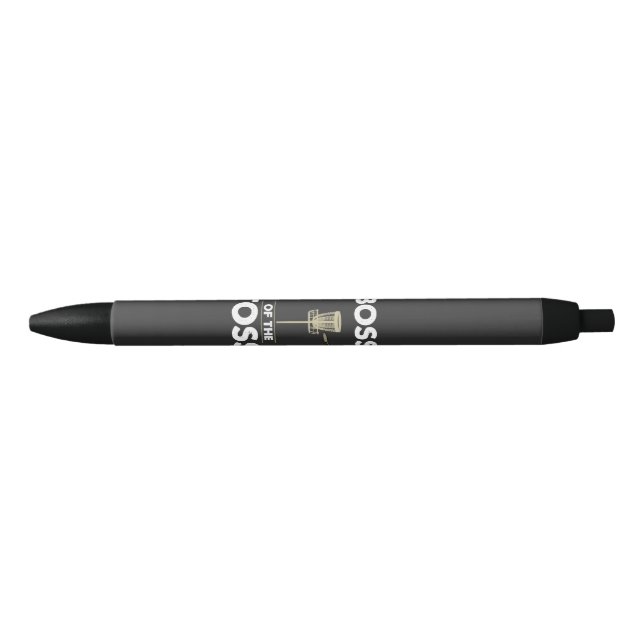 Disc Golf - Boss of the Toss Black Ink Pen (Front)
