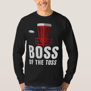 Disc Golf Boss Toss Funny Frisbee Vintage Gift T-Shirt