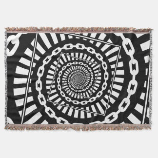 Disc Golf Chains Throw Blanket