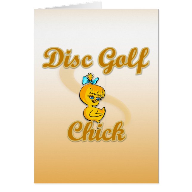 Disc Golf Chick  (Front)
