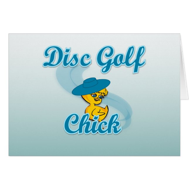 Disc Golf Chick #3 (Front Horizontal)