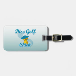 Disc Golf Chick #3 Luggage Tag