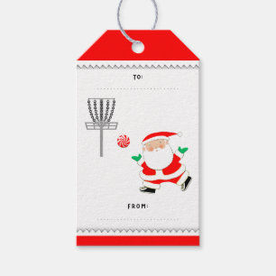 Disc Golf Christmas Gift Tags