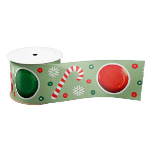 Disc Golf Christmas Holiday Gift Satin Ribbon