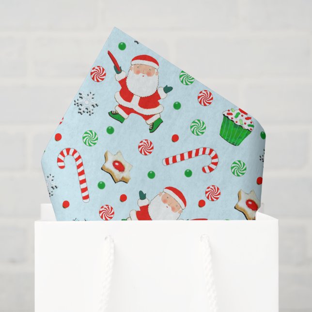 Disc Golf Christmas Tissue Paper (Gift Bag)