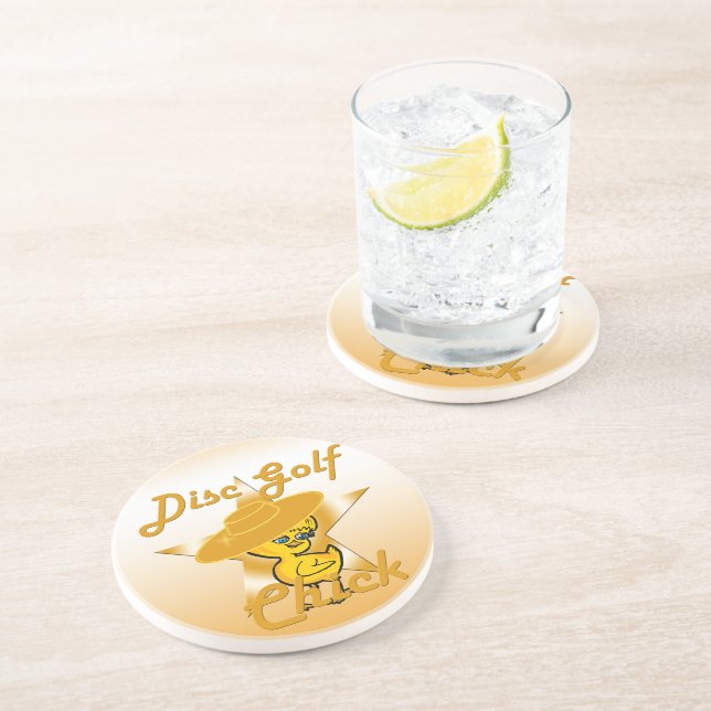 Disc Golf  Coaster (Side)