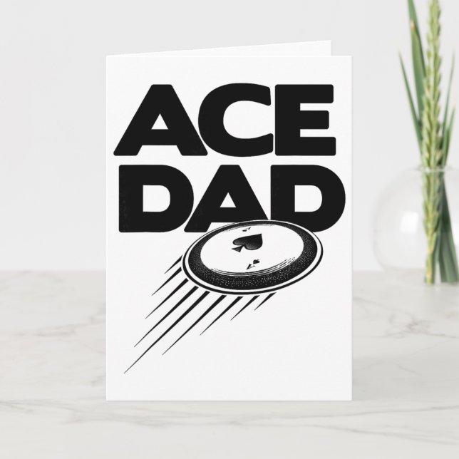Disc Golf Dad - Funny Father's Day  Card (Front)