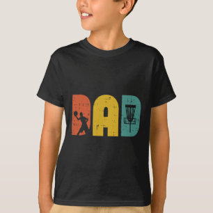 Disc Golf Dad Retro Frisbee Frolf Fathers Day Dadd T-Shirt