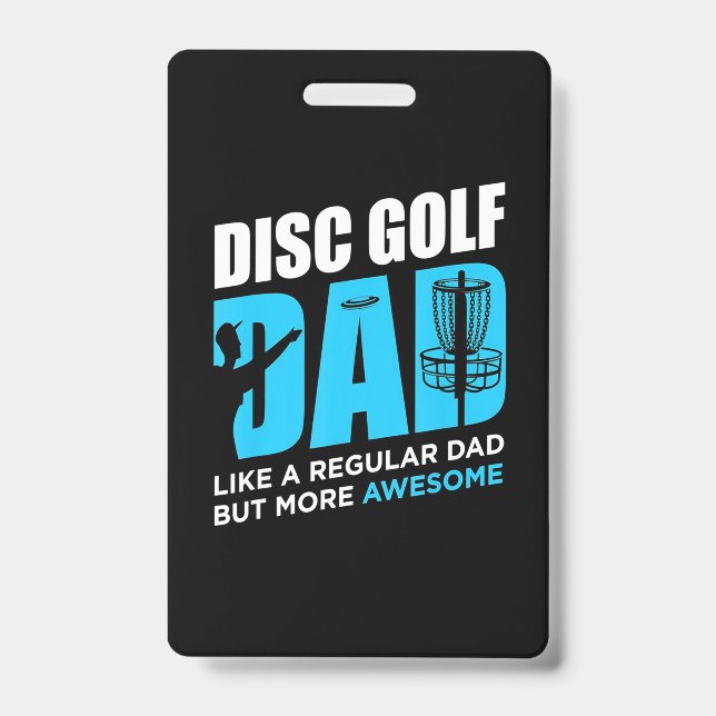 Disc Golf Daddy Badge (Front)