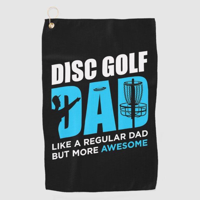 Disc Golf Daddy Golf Towel (Front)
