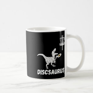 Disc Golf Dinosaur Frolfing T-rex Dino Funny Disc  Coffee Mug