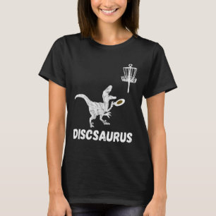 Disc Golf Dinosaur Frolfing T-rex Dino Funny Disc T-Shirt