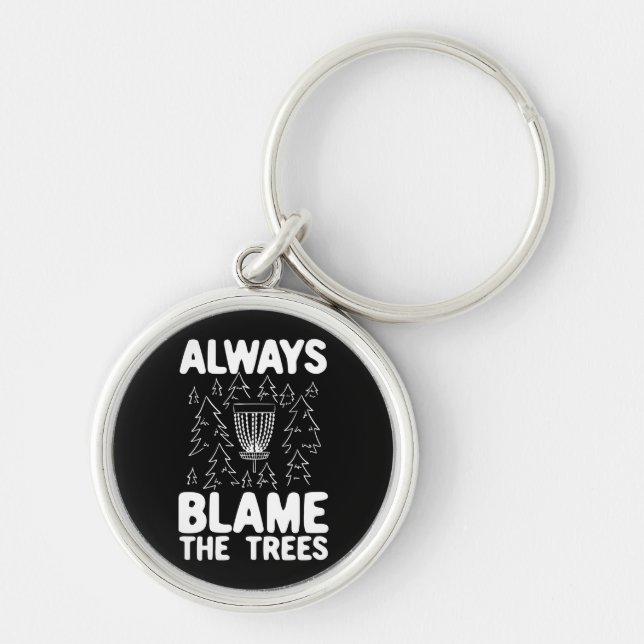 Disc Golf Disc Basket Gift Keychain (Front)