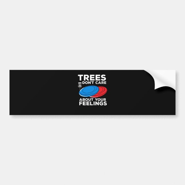 Disc Golf Disc Golf Frisbee Bumper Sticker (Front)