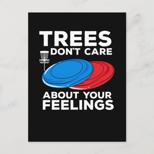 Disc Golf Disc Golf Frisbee Postcard (Front)