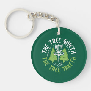 Disc Golf Disc Golf Player Gift Keychain