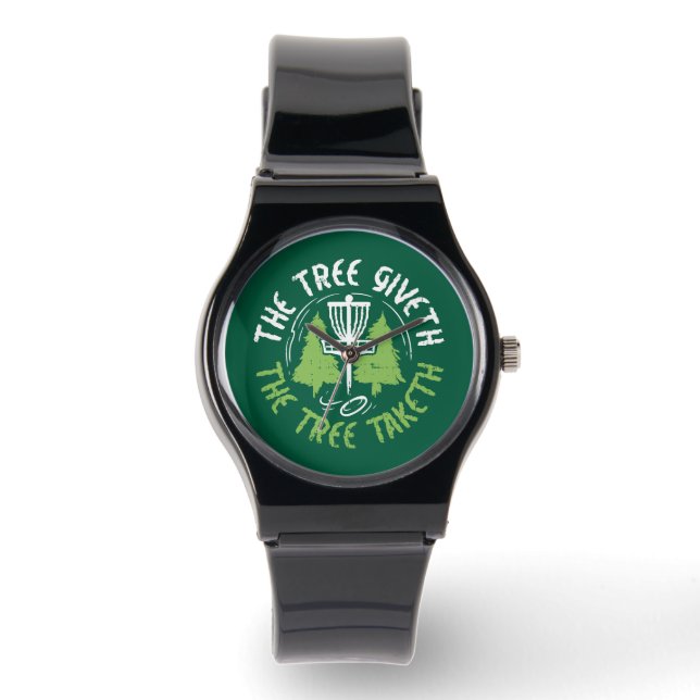 Disc Golf Disc Golf Player Gift Watch (Front)