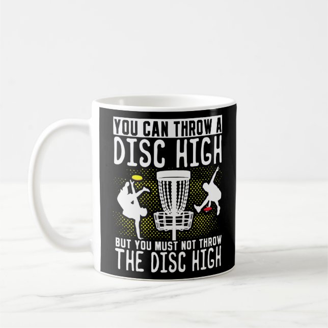 Disc Golf Disc Jokey Frisbee Golf Disc Golf 5  Coffee Mug (Left)