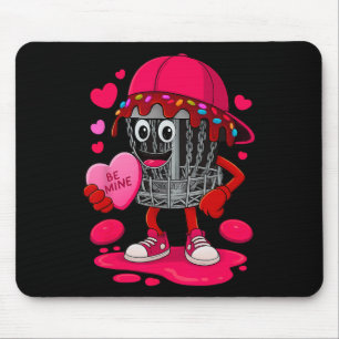 Disc Golf Equipment Playera Valentine Hearts Costu Mouse Pad