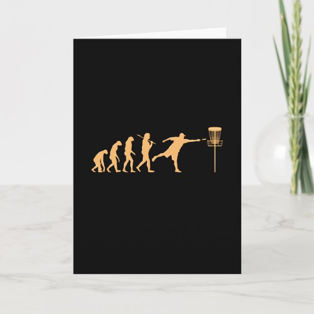 Disc Golf Evolution Card (Front)