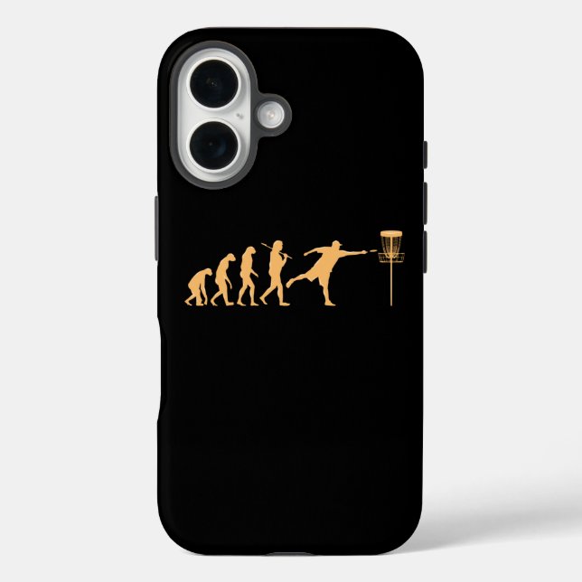Disc Golf Evolution Case-Mate iPhone Case (Back)
