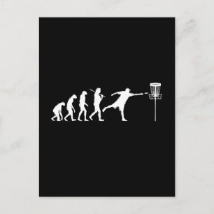 Disc Golf Evolution Disc Golf Gifts Postcard